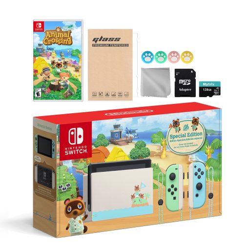 Nintendo Switch Animal Crossing Special Version Console Set, Bundle With Animal Crossing