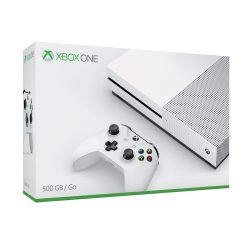 Refurbished Microsoft Xbox One S 500GB Console, White, ZQ9-00001