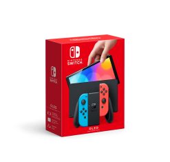 Nintendo Switch™ – OLED Model w/ Neon Red & Neon Blue Joy-Con™